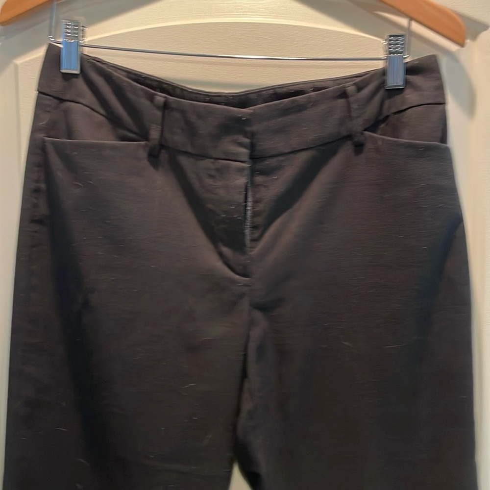 Ann Taylor Patterned Black Pants - image 1